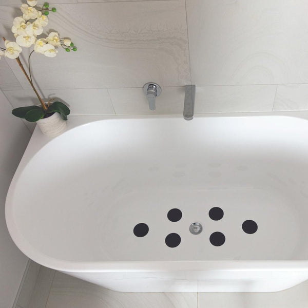 Antislip Grip Black Dots Stickers 10 Pack Prevents Slipping