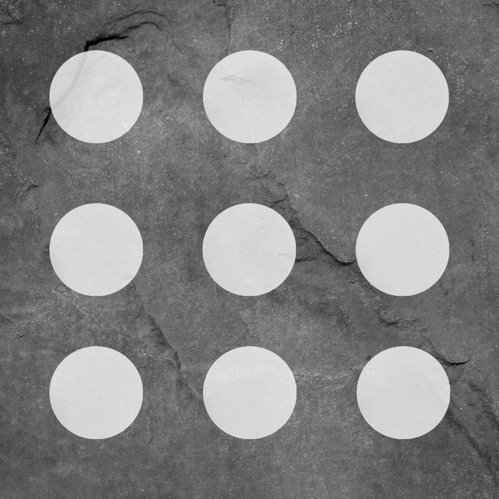 Clear anti-slip grip dots to prevent slipping and falls