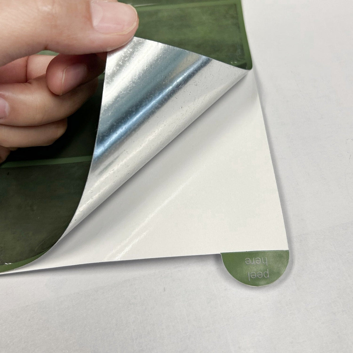 Stacked Subway Wall Tile | Green with Green Grout - 30.5cm (W) x 30.5cm (H) x 1.2mm (T)