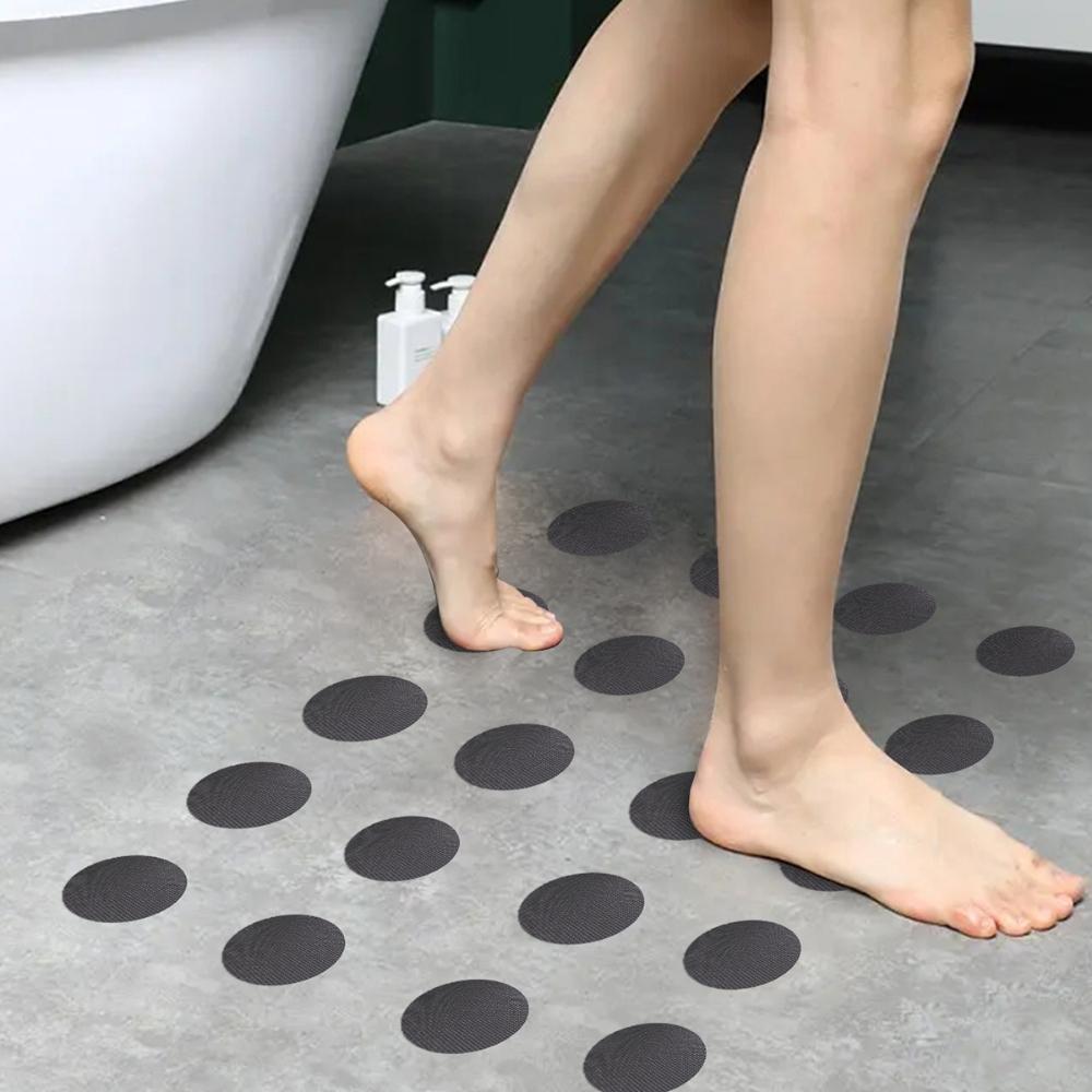 Grey anti-slip grip dots to prevent slipping