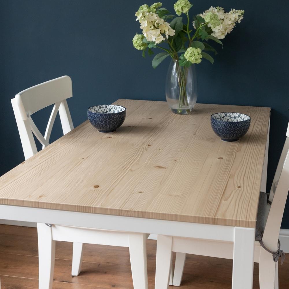 Jura pine adhesive vinyl dining table