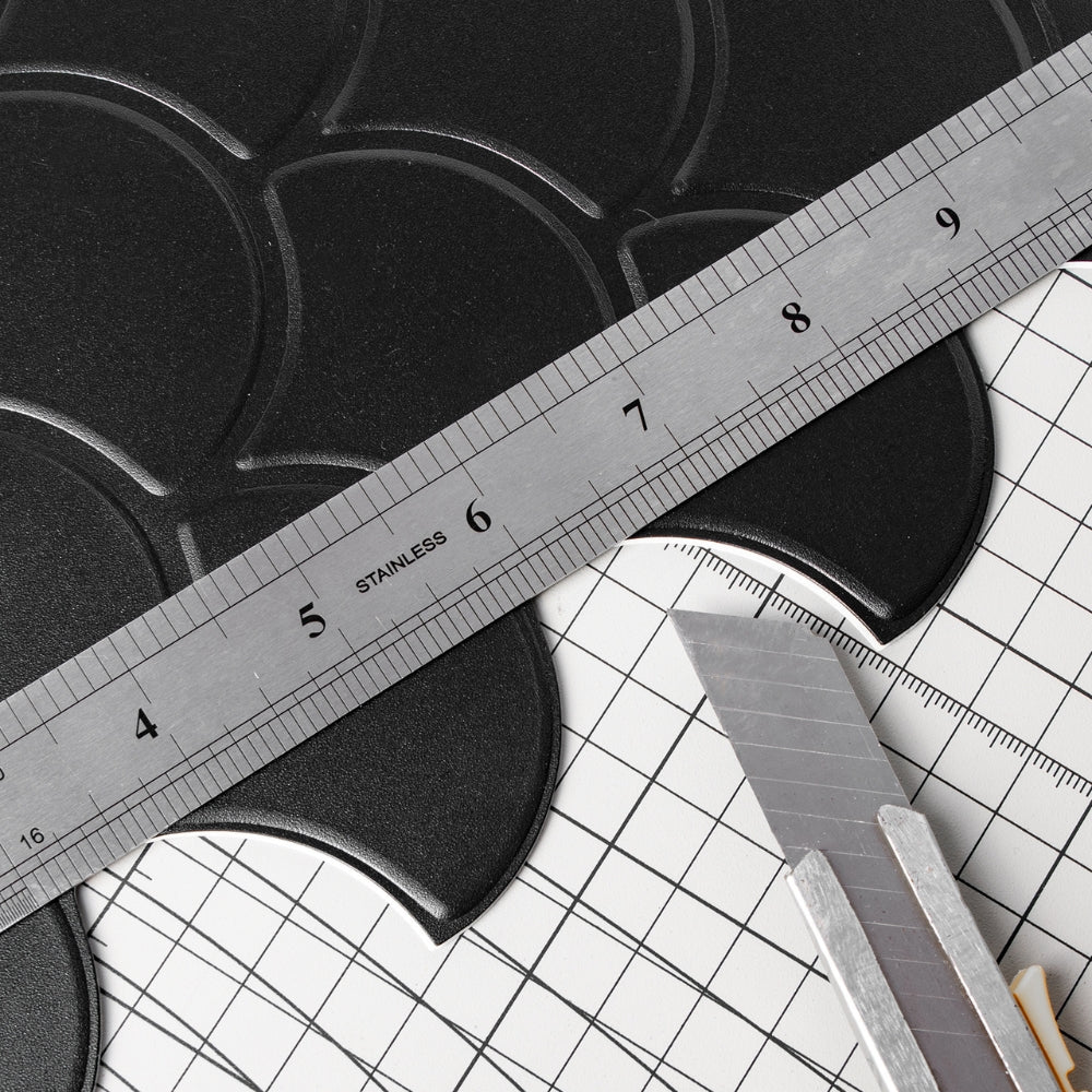 Stainless steel ruler