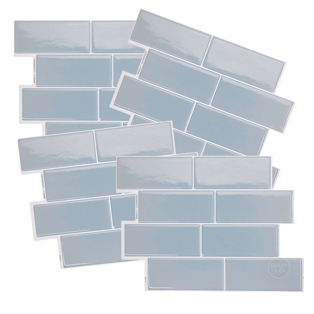 4-pack of babe blue metro tiles