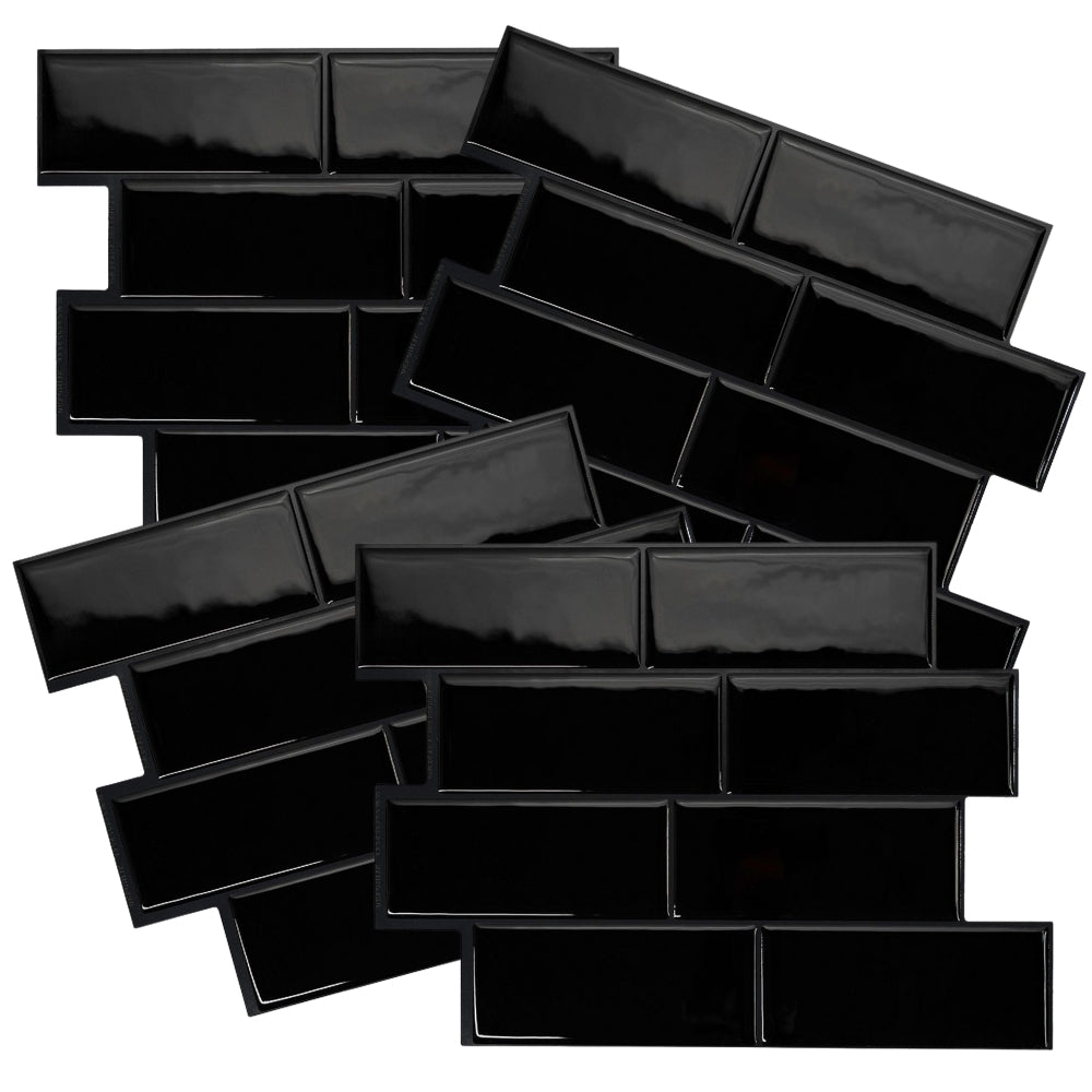 Metro Nero Smart Tiles 4-pack