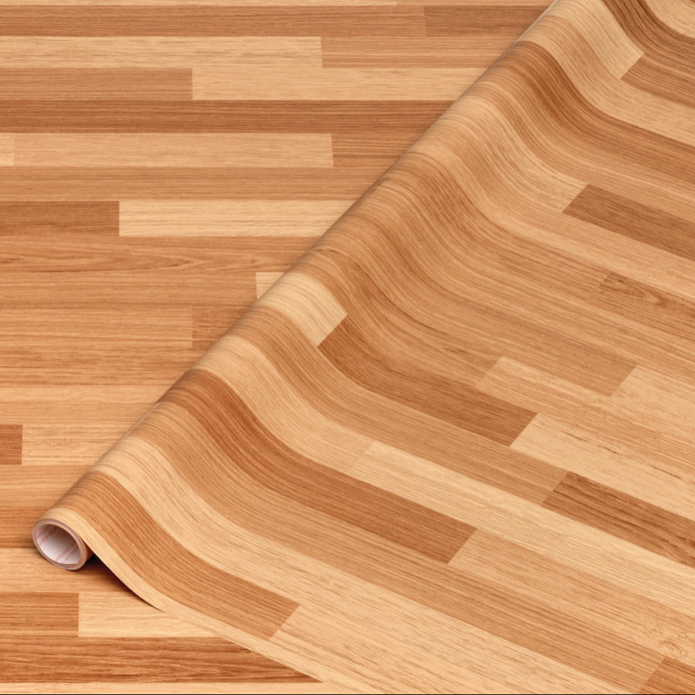 Modern butcher block adhesive vinyl roll