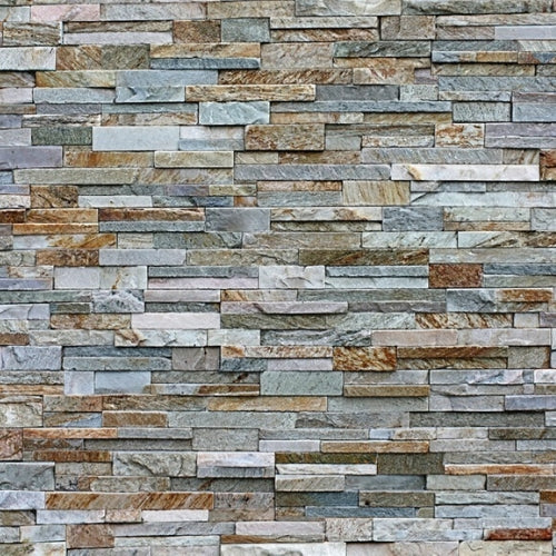 Stone Wall Grey Natural | Vinyl Wallpaper - 67.5cm x 4m