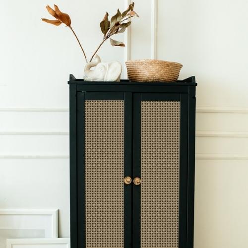 Woven Cane | Adhesive Vinyl - 67.5cm x 2m