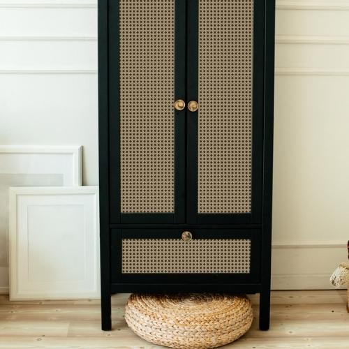 Woven Cane | Adhesive Vinyl - 67.5cm x 2m