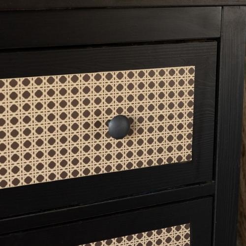 Woven Cane | Adhesive Vinyl - 67.5cm x 2m