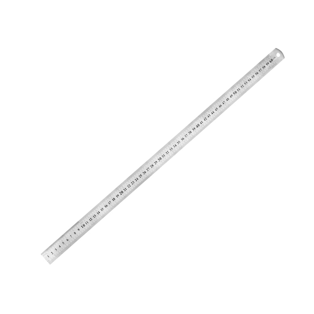 60cm / 24inch Metal Edge Ruler | Stainless Steel | DIY Tool - Vinyl Home