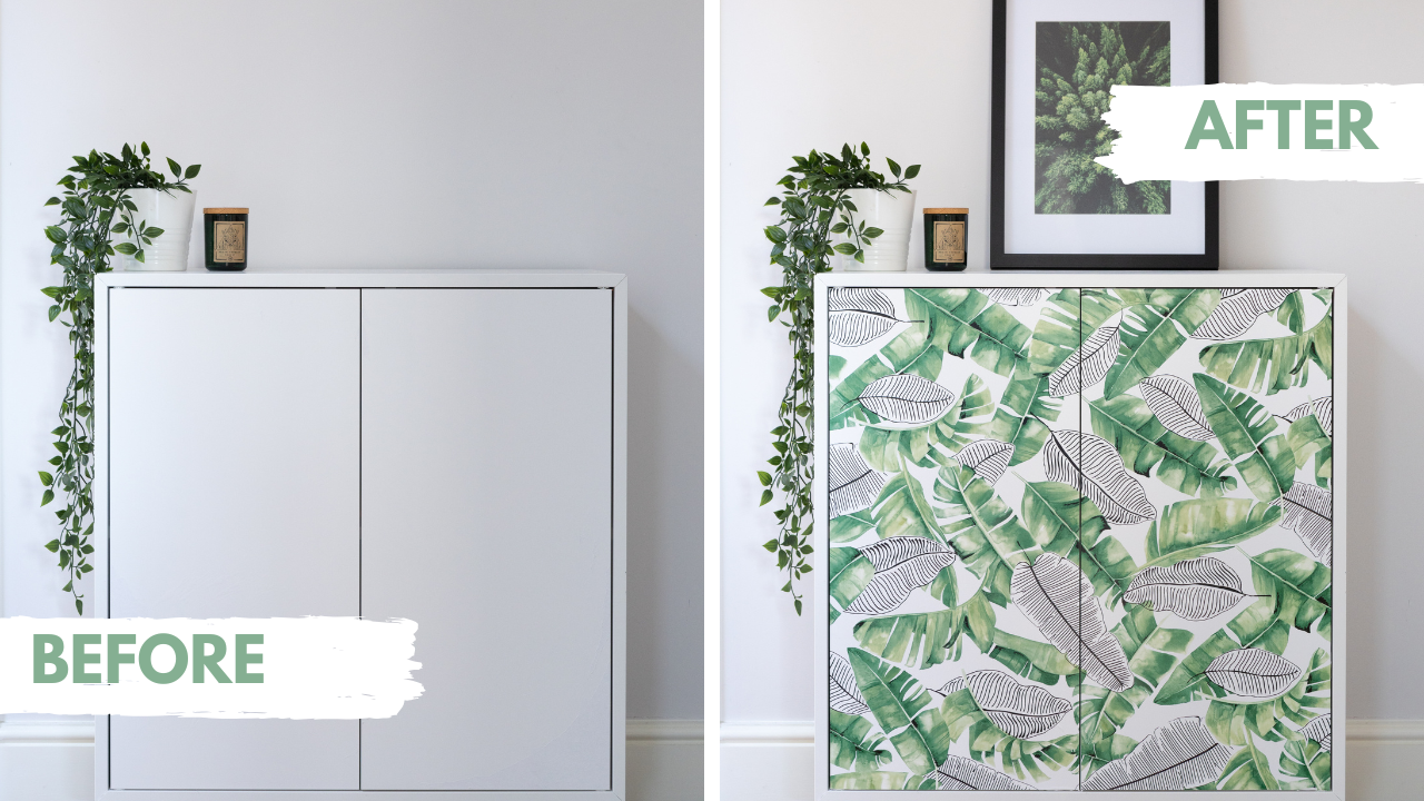 before and after cabinet adhesive vinyl liva