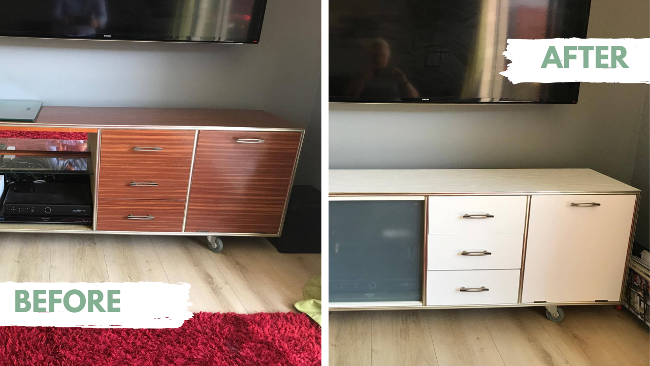 before and after drawers adhesive vinyl whitewood