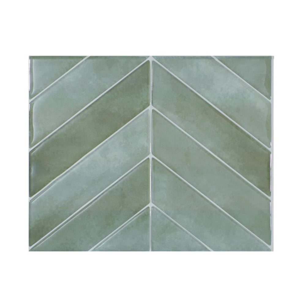 Chevron Solna wall tiles in kitchen