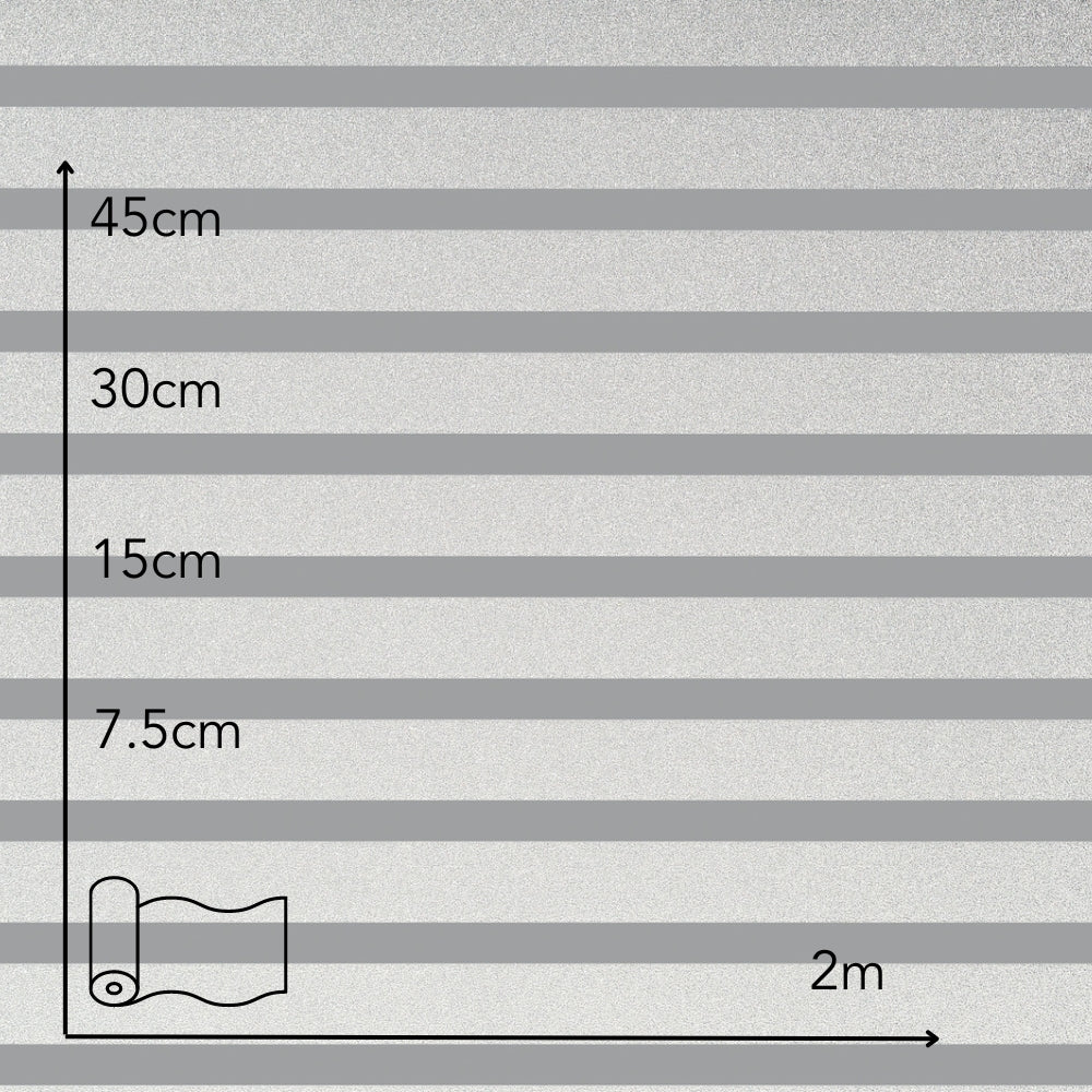 Clarity static cling window stripes easy to clean