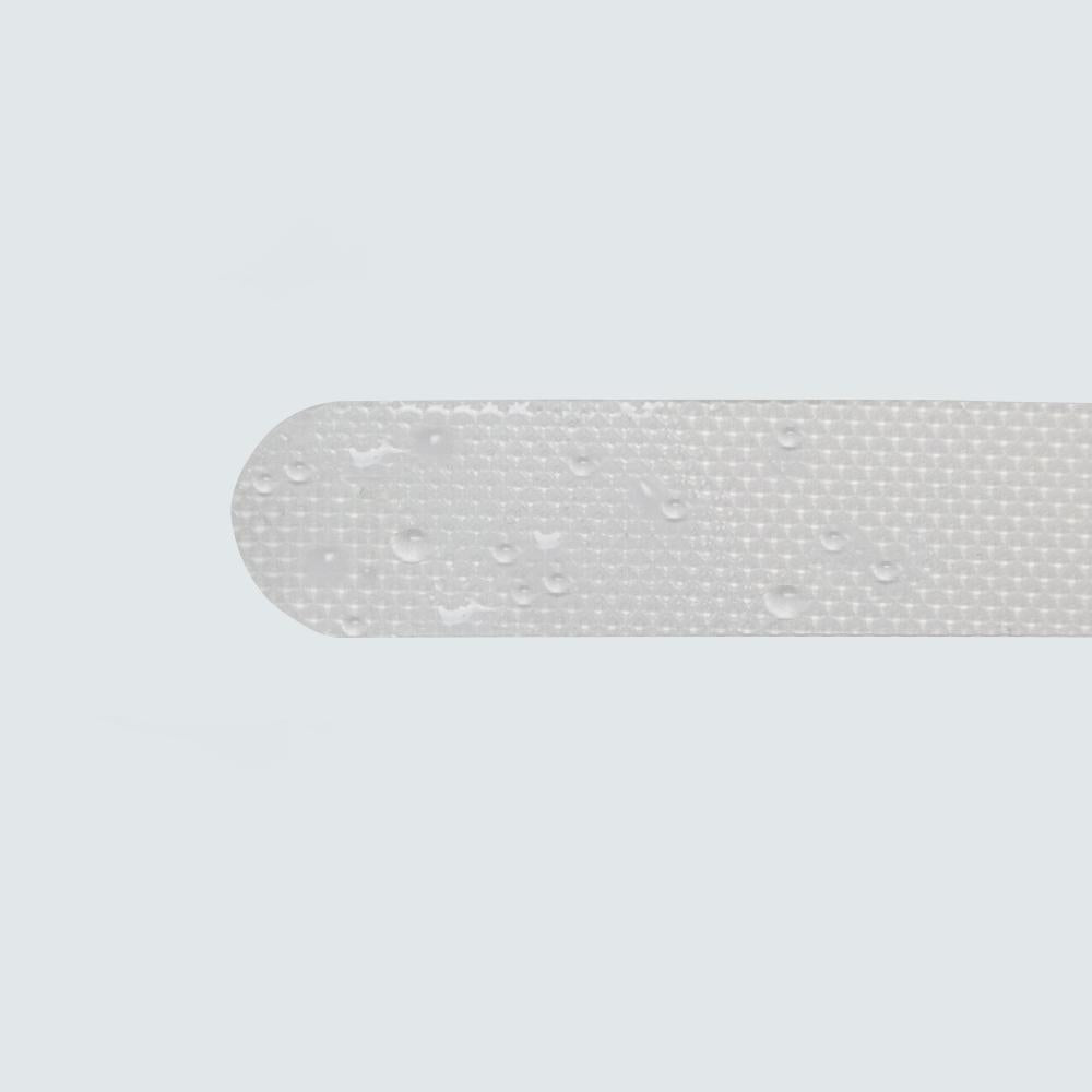 Water clear resistant anti-slip grip strips