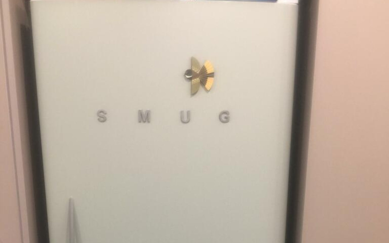 customer photo adhesive vinyl fridge sage green