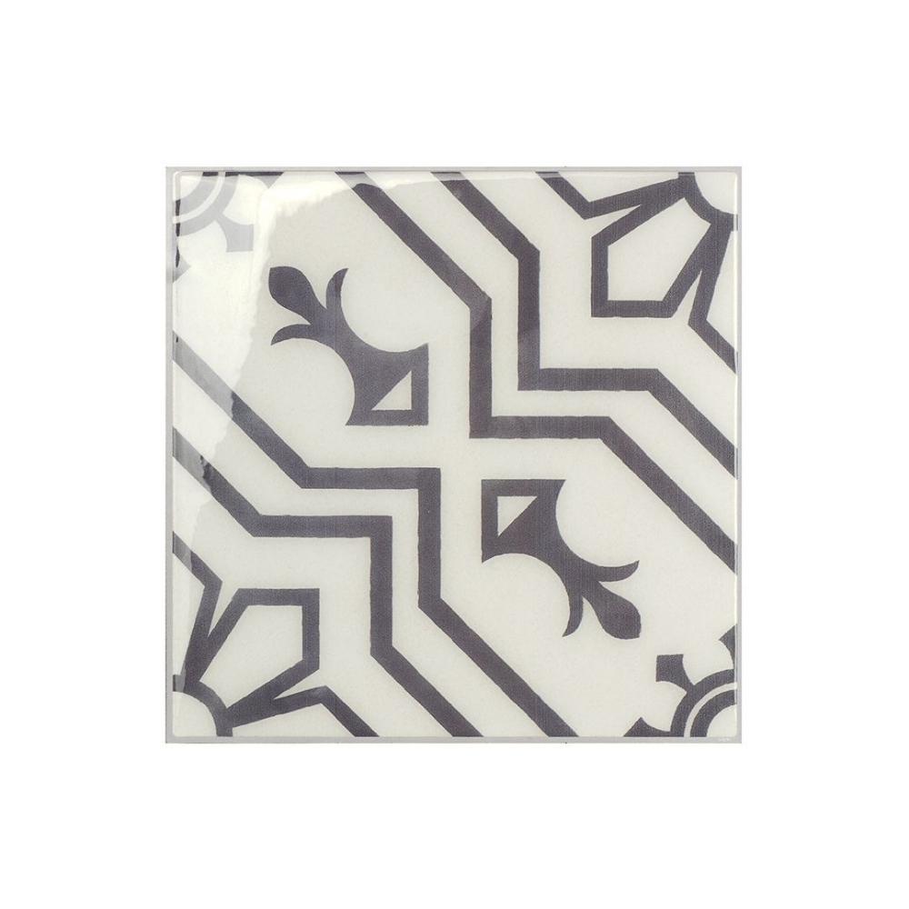 White and grey vintage peel and stick tiles
