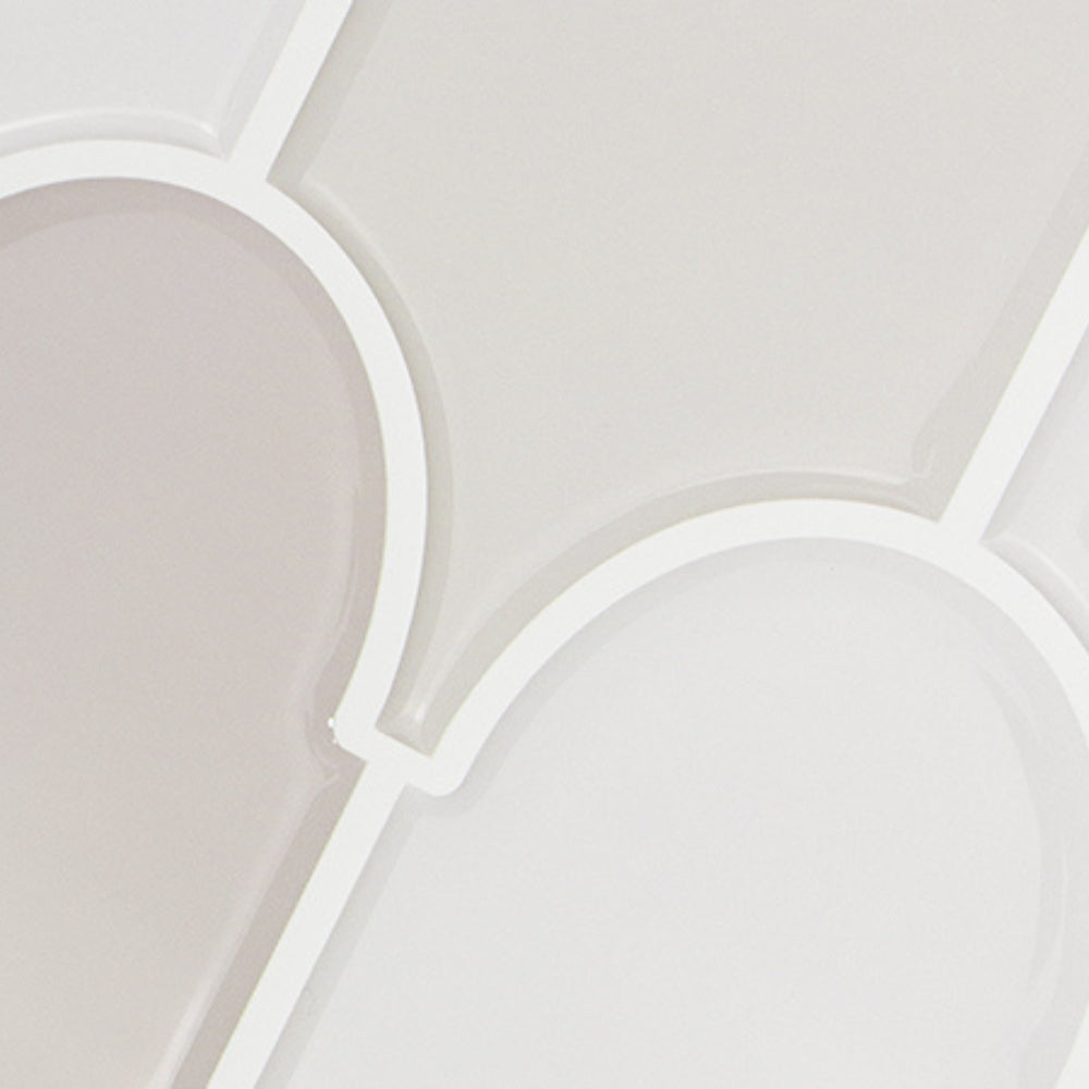 feather grey vinyl wall tiles close up