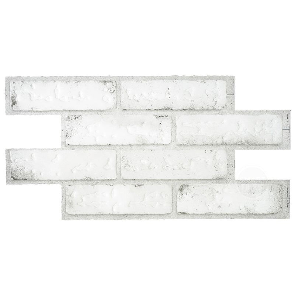 Sample White &Amp; Grey Brick Peel And Stick Wall Tiles | Brick Sydney|  Vinyl Home