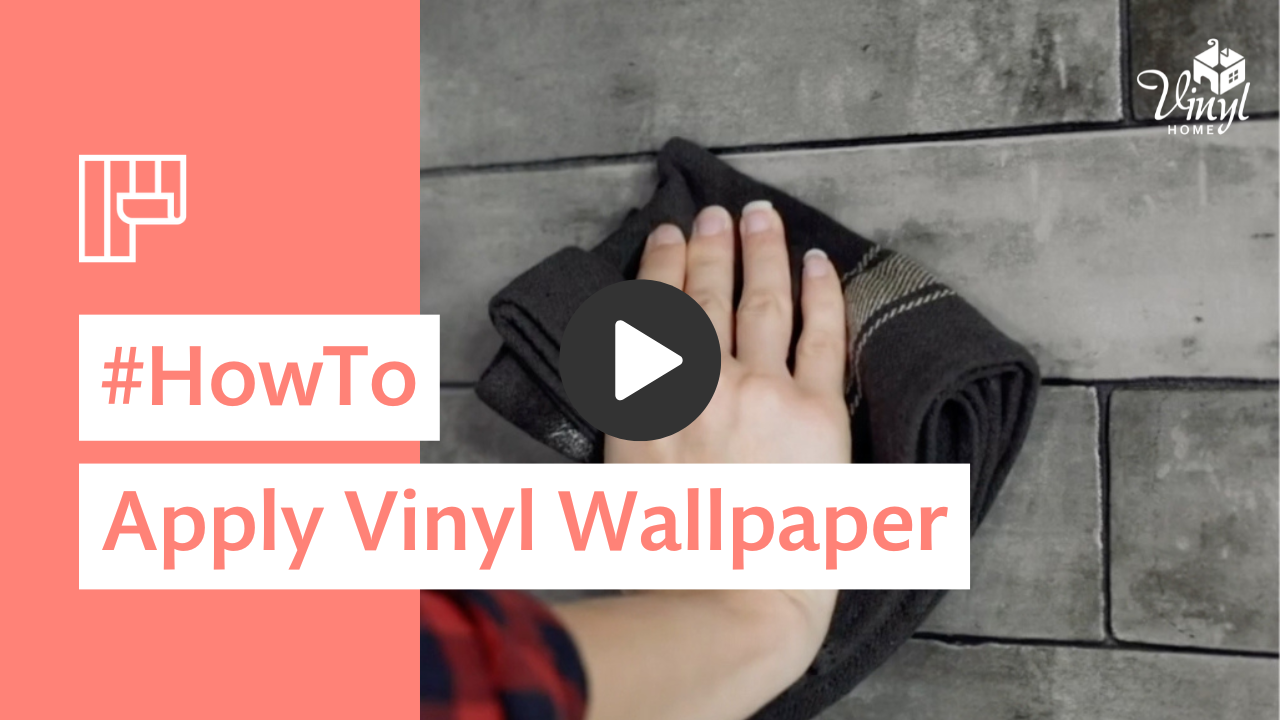 How to apply vinyl wallpaper