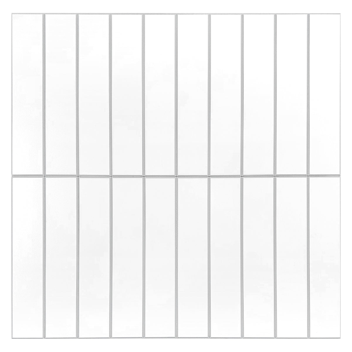 Kit kat white matte premium composite wall tile