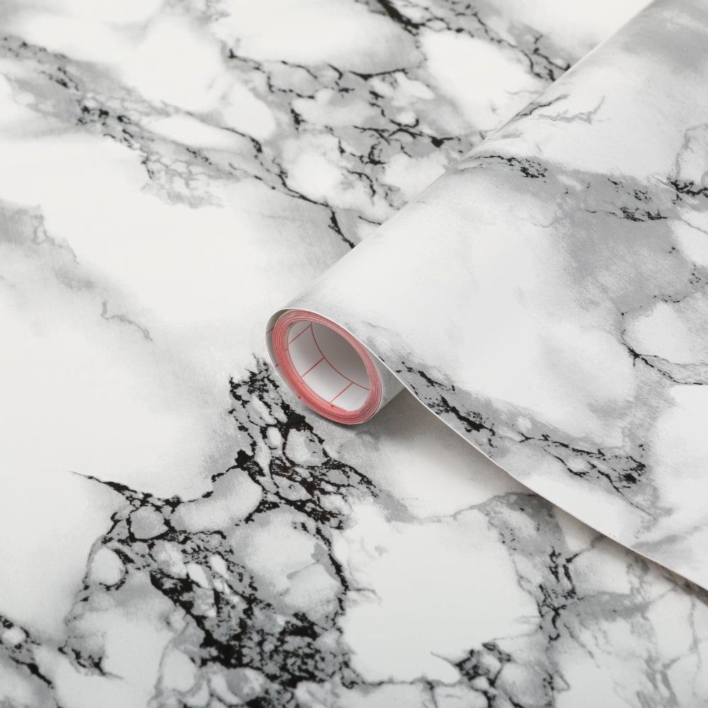 Marble marmi white adhesive vinyl