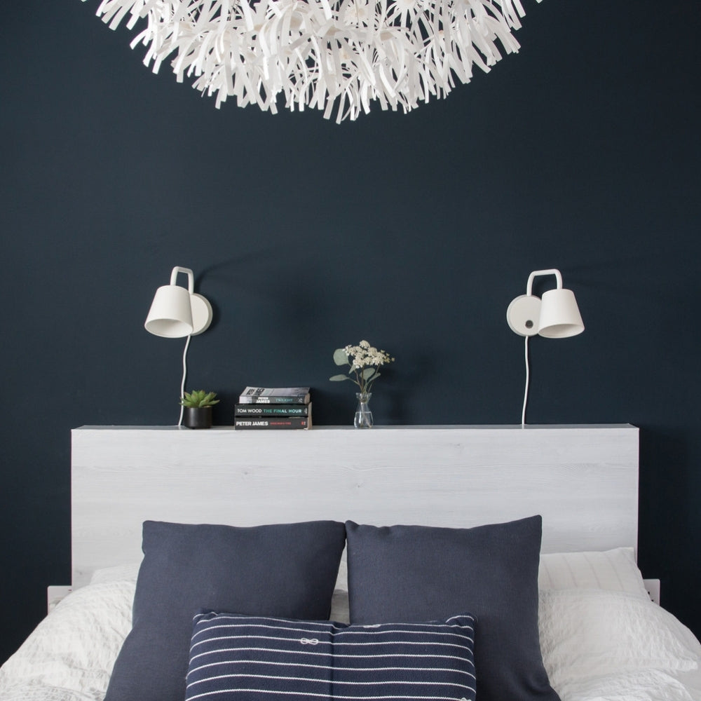 Nordic elm adhesive vinyl headboard