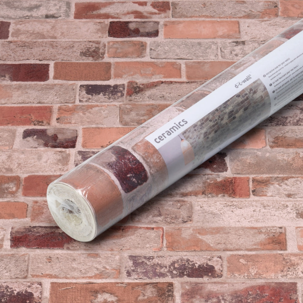 Old brick wall tisa vinyl wallpaper packaging