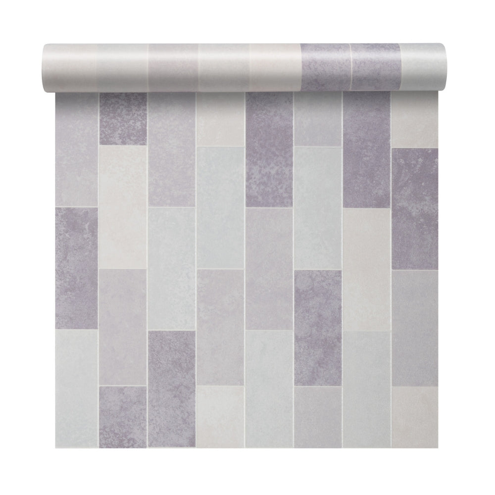 Pastel tiles vinyl wallpaper roll direction