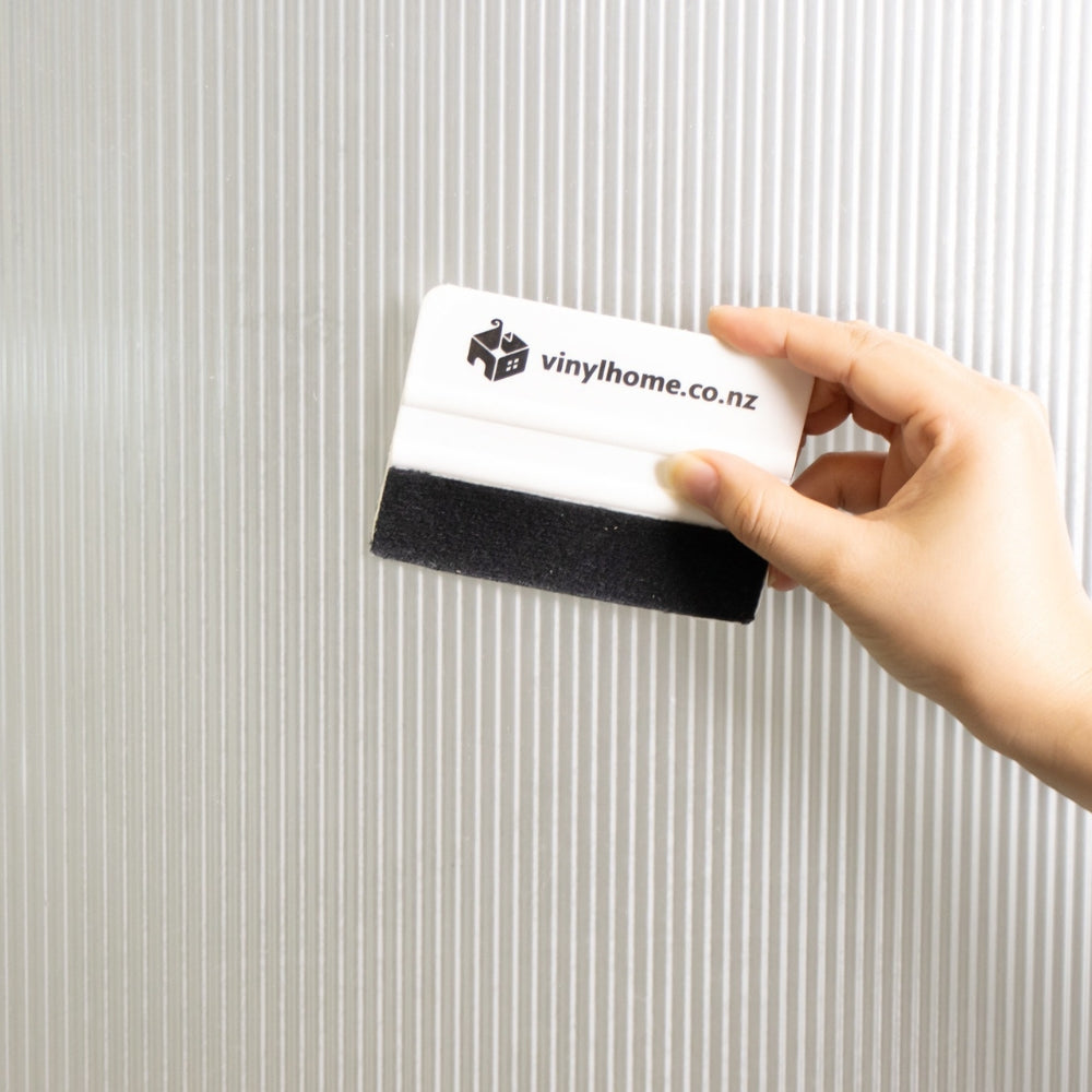 fluted window film application