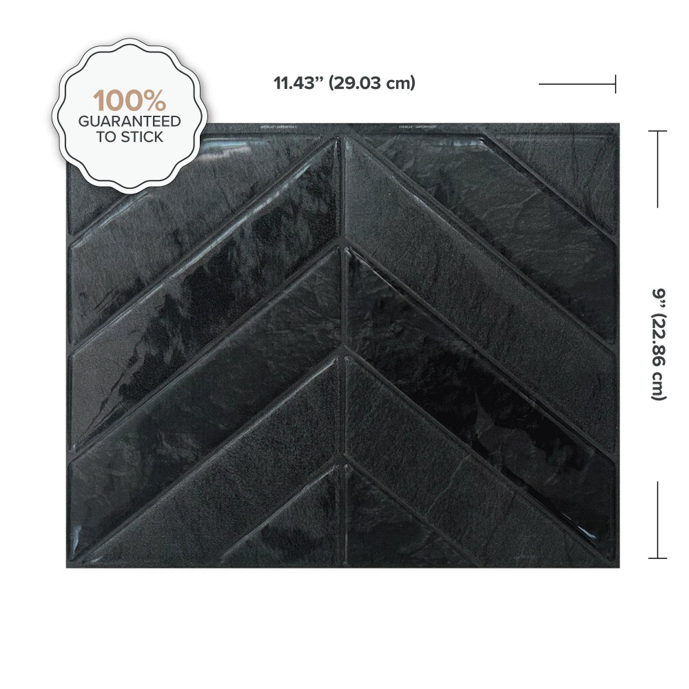 Chevron Marquina Wall Tiles dimensions