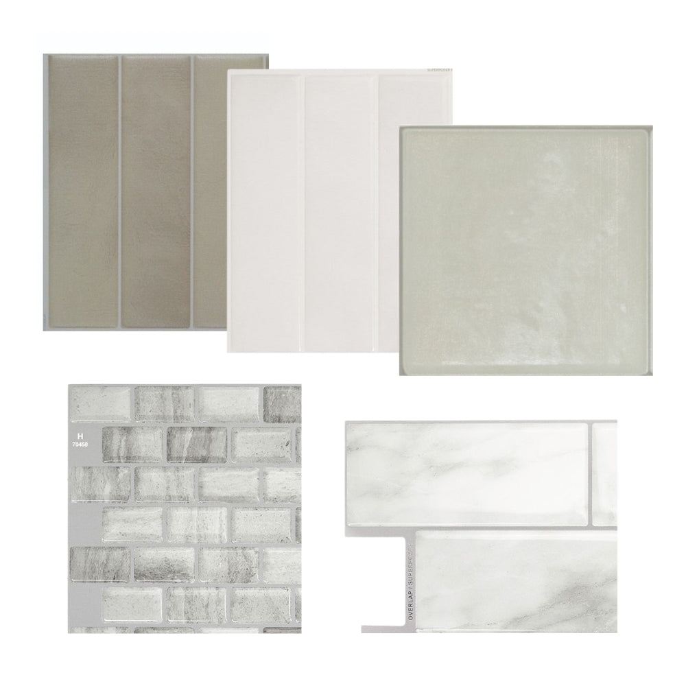 Sample Pack off white, beige and marble wall tiles