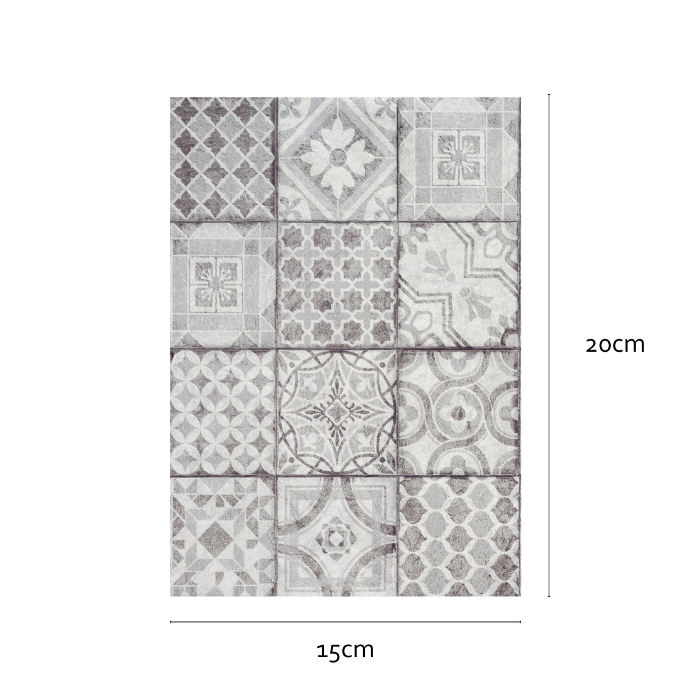 Moroccan tiles vinyl wallpaper sample piece