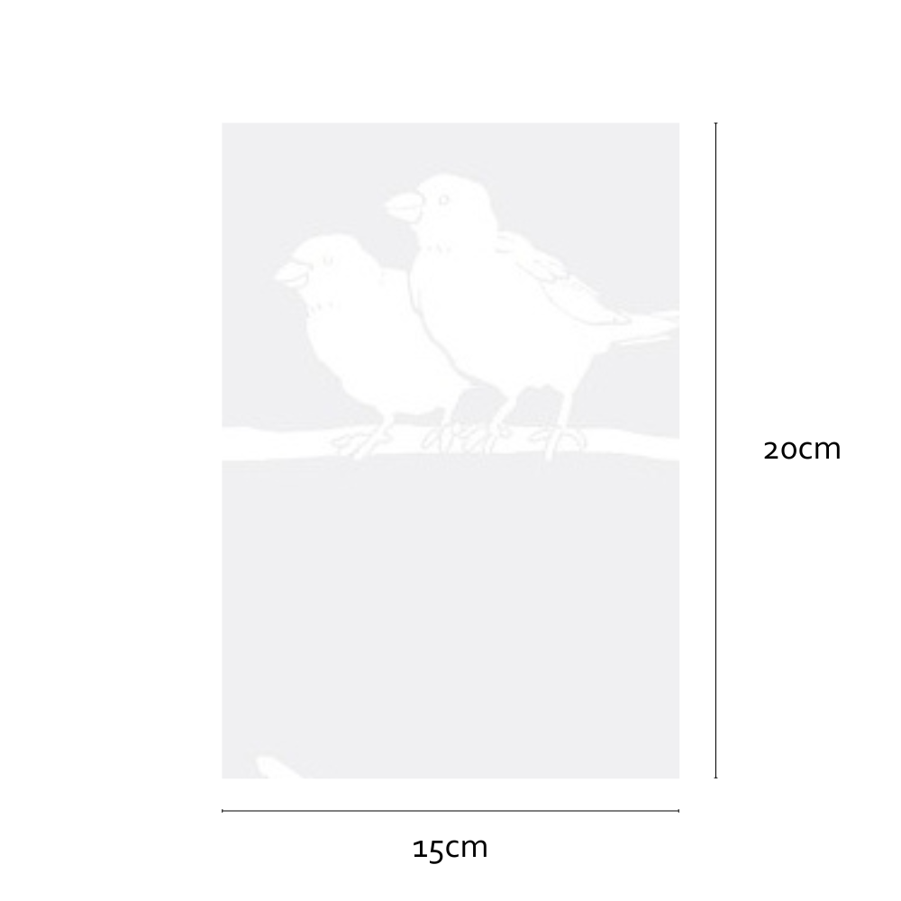 Sample size of Filippa static cling window film