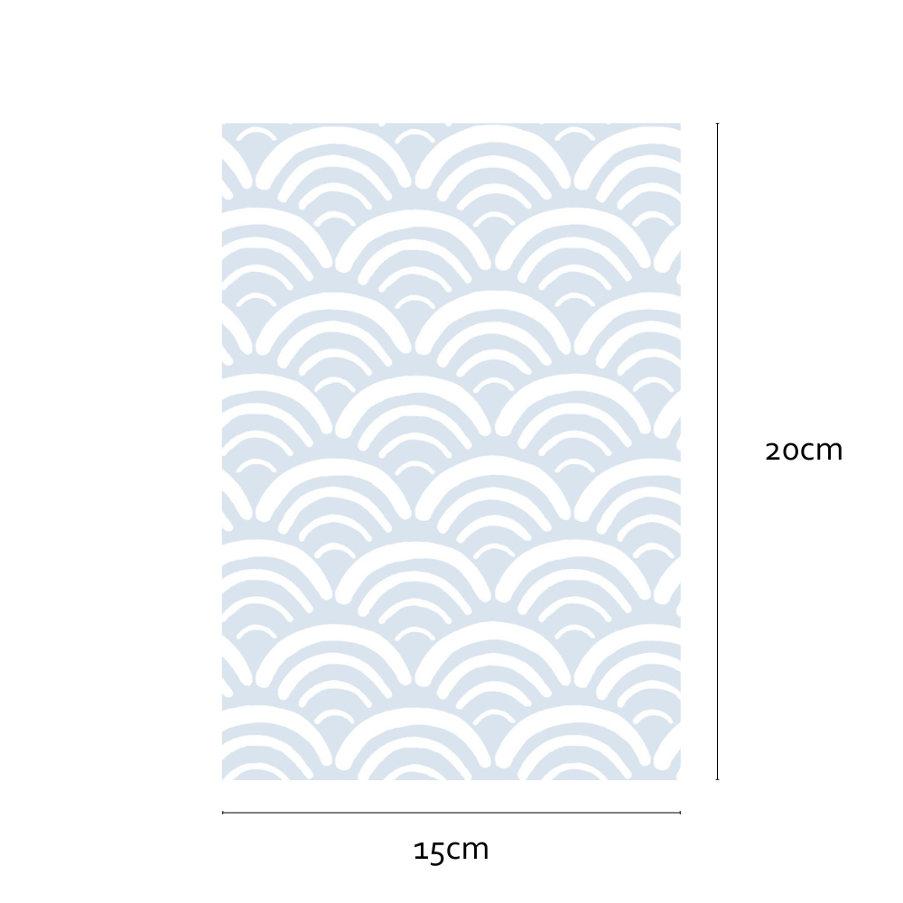 Sample size of Koya static cling window film