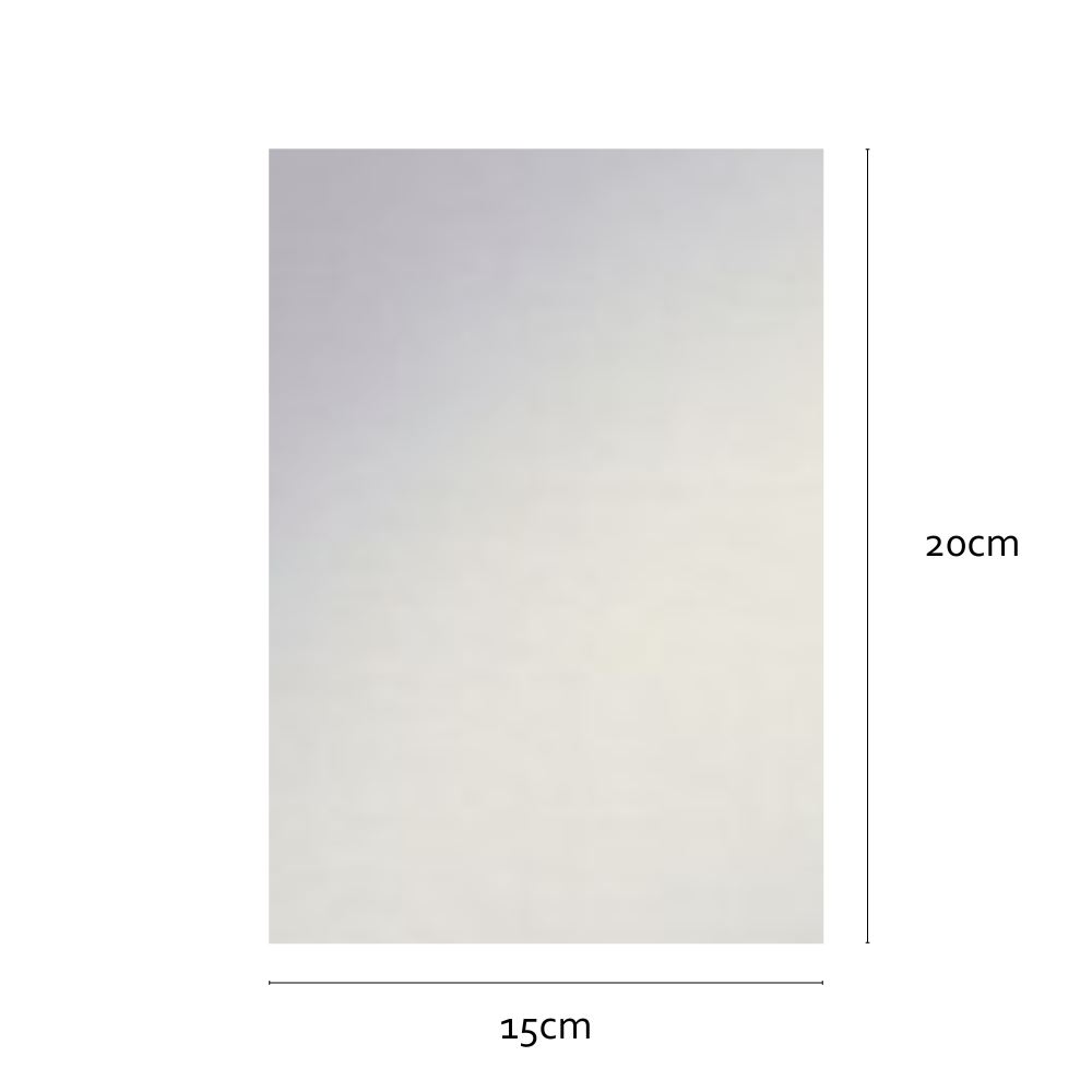 Sample size of Opal window film