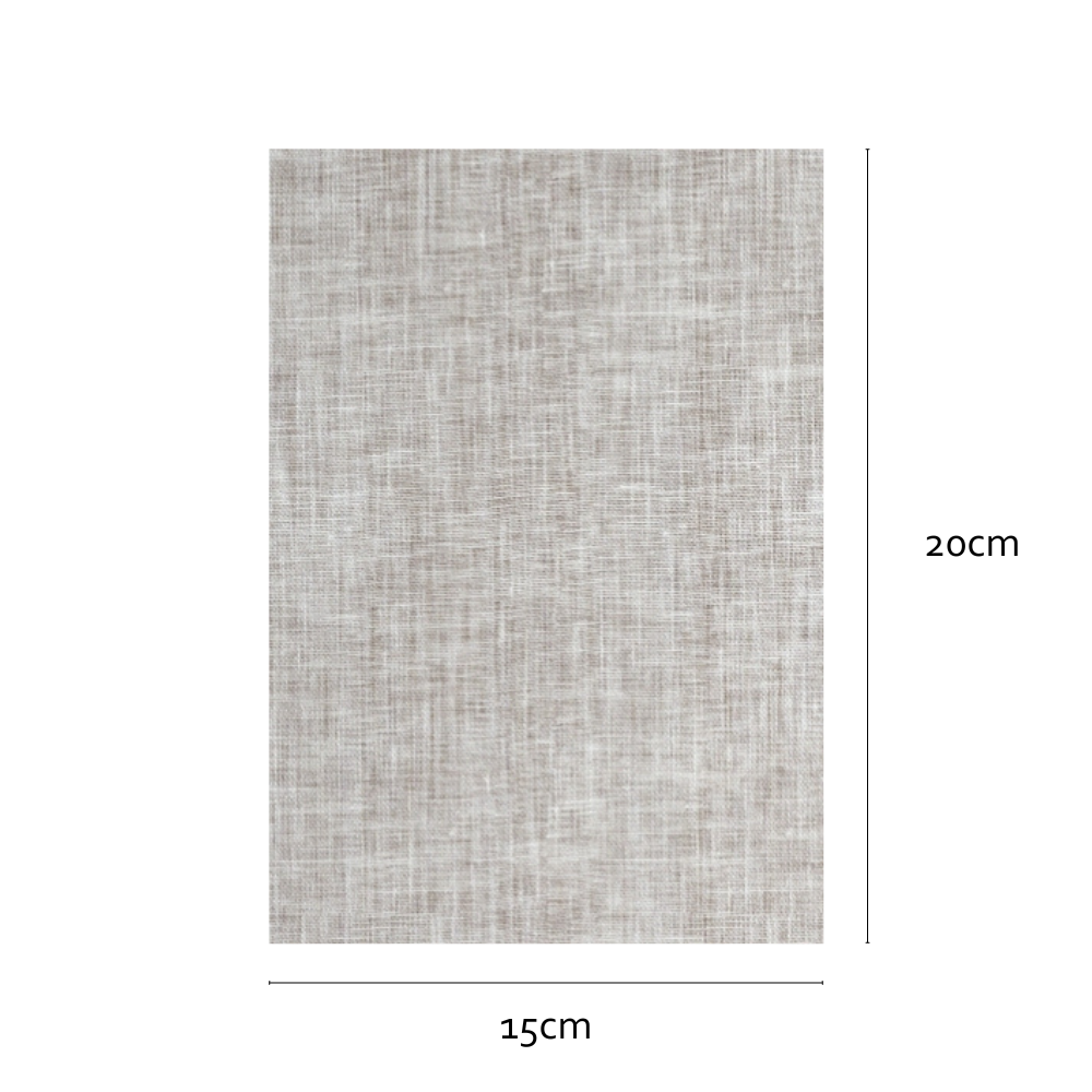 Sample size of Texido static cling window film
