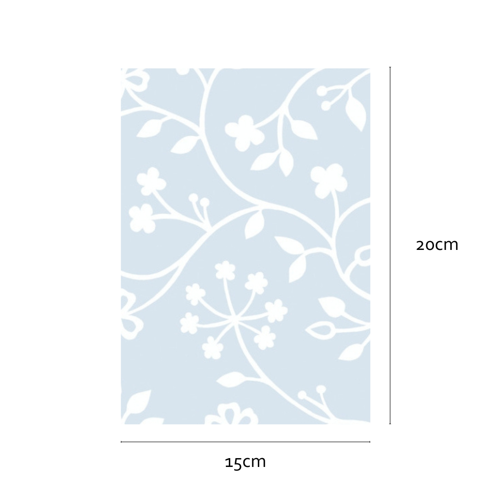 Sample size of Tord White static cling window film