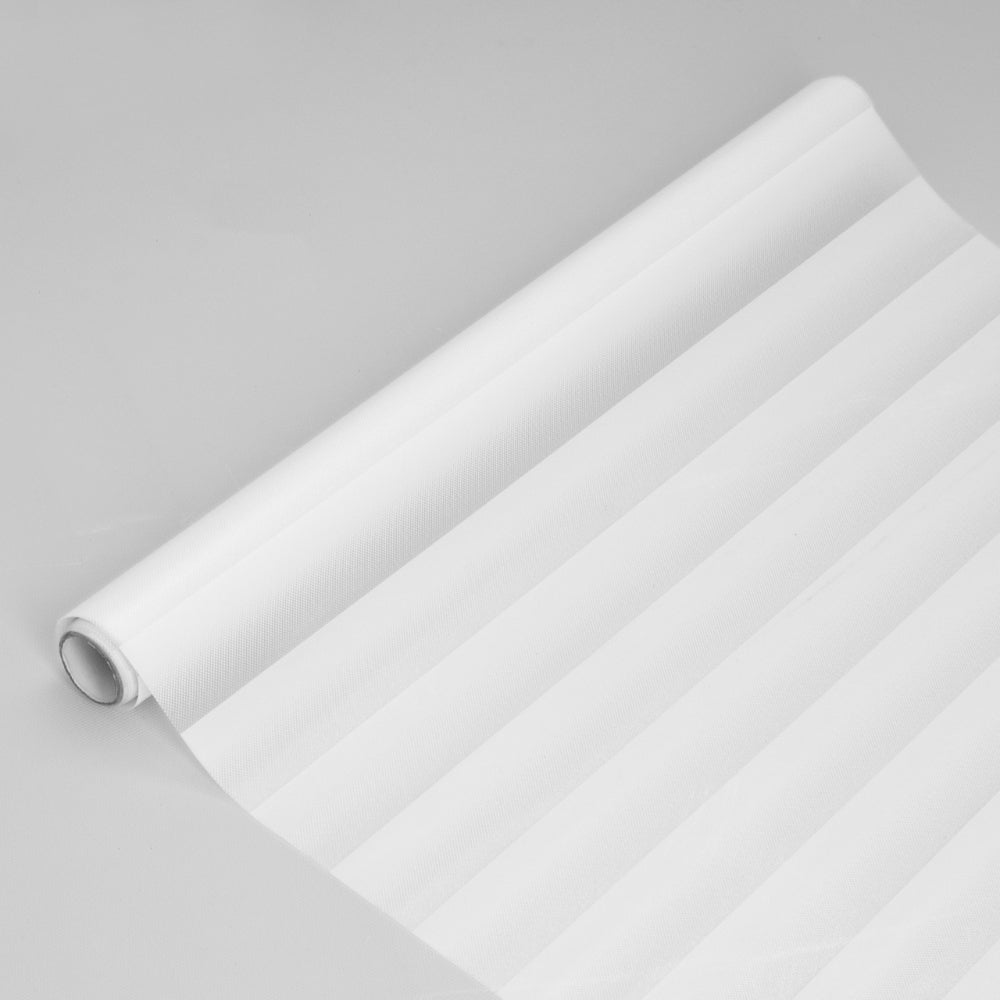 Roll of venetian blind window film on a grey background