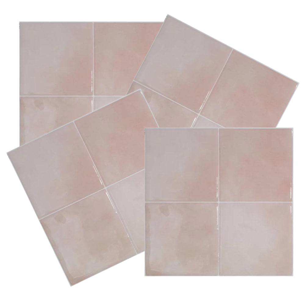 Zellige Temera Pink | Self-adhesive 3D Tiles