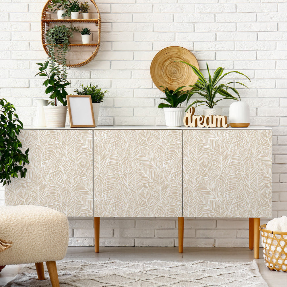 Blado adhesive vinyl in cream on a unit