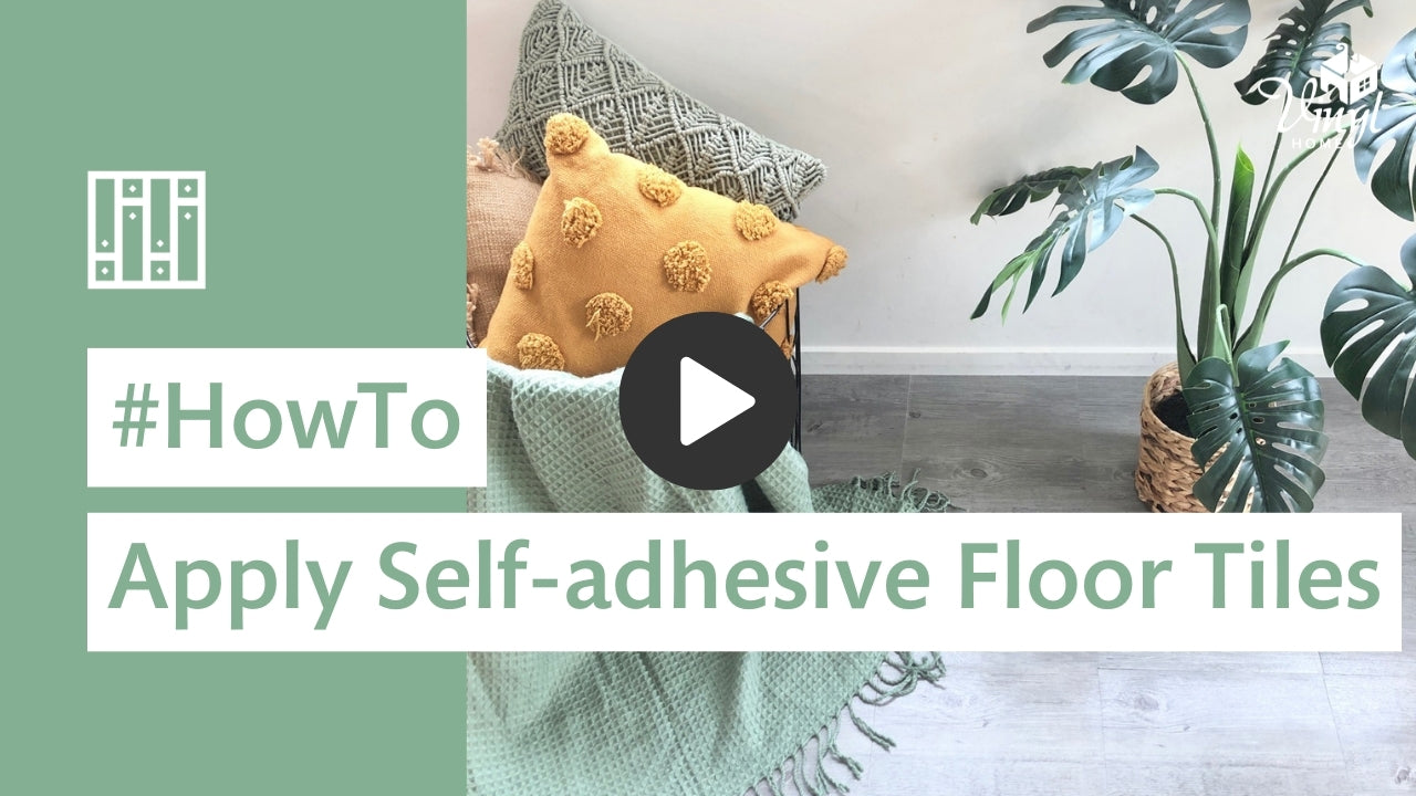 How to apply self-adhesive floor tiles
