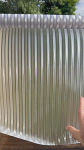 Video showing reeded thick window film