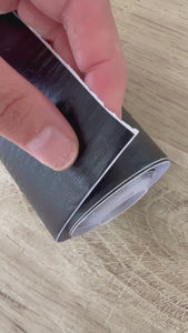 video showing a close up of blackwood matte adhesive vinyl
