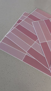 pink kit kat tiles