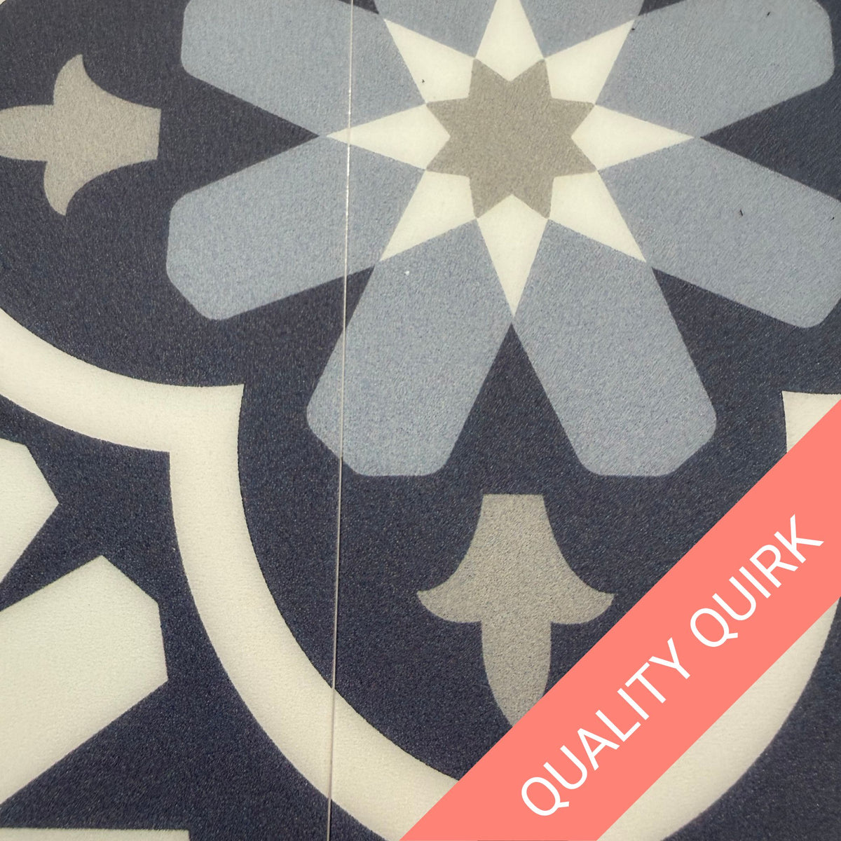 Quality Quirk - Score Lines - Lisbon Night | Quick Fix Floor & Wall Tiles - 30cm (W) x 30.cm (H) x 0.8mm (T)