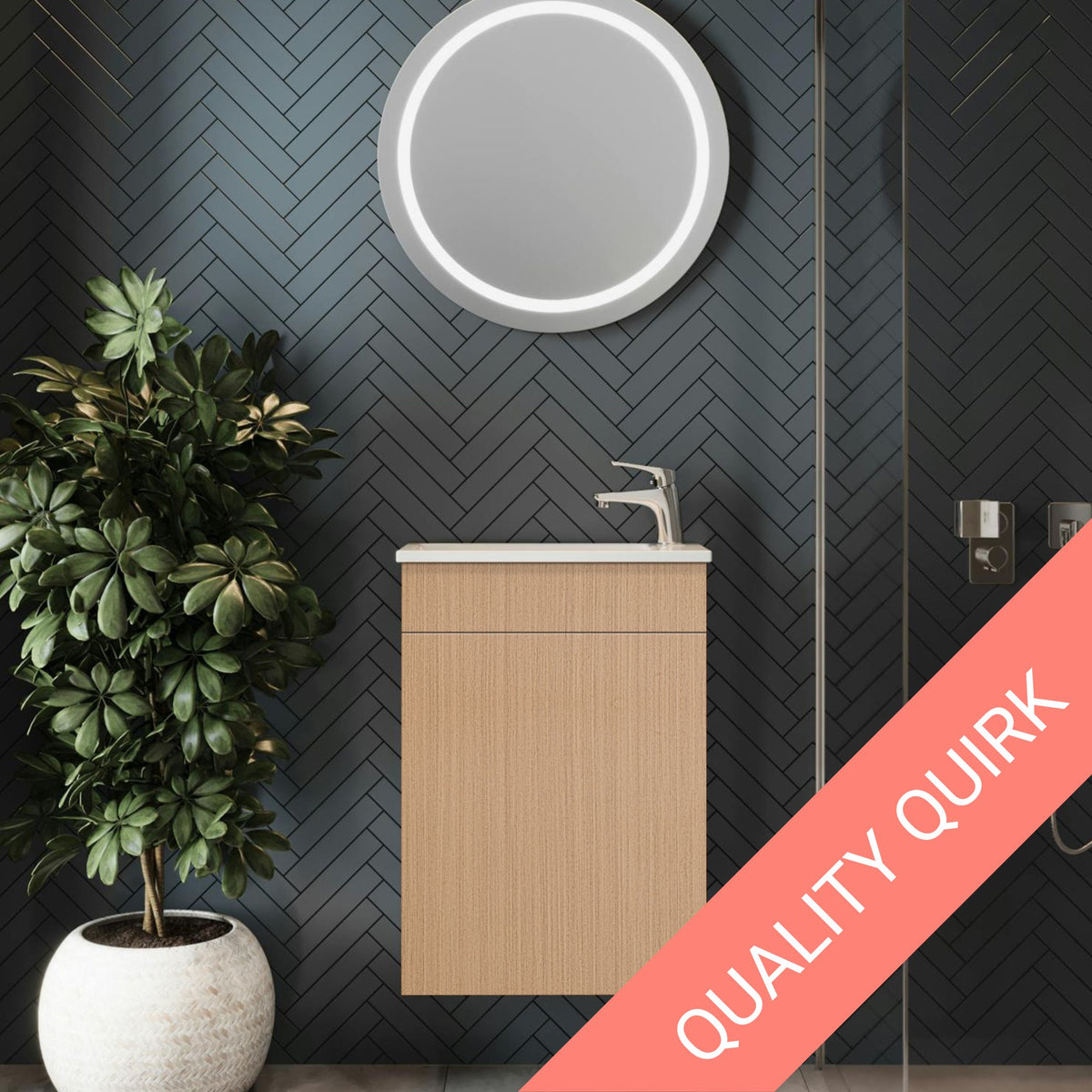 Quality Quirk - Short Roll | Nordic Ash | Adhesive Vinyl 122cm x 0.8m