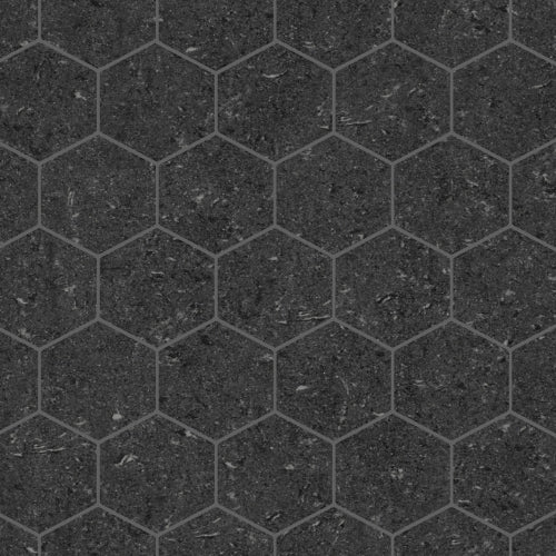 Dark Hexagon | Vinyl Wallpaper - 67.5cm x 4m